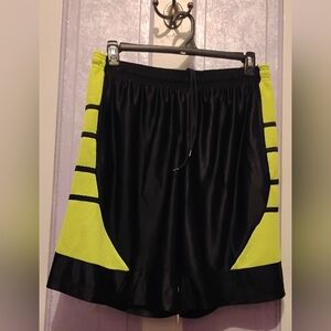 Zone Pro Black Athletic Shorts with Subtle White Accents